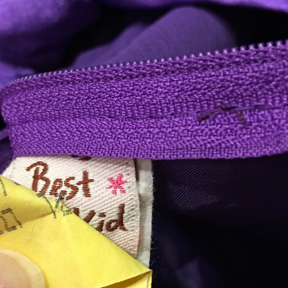 🥳🤗HP🥳 Girl’s Purple Chiffon Dress - Picture 6 of 7